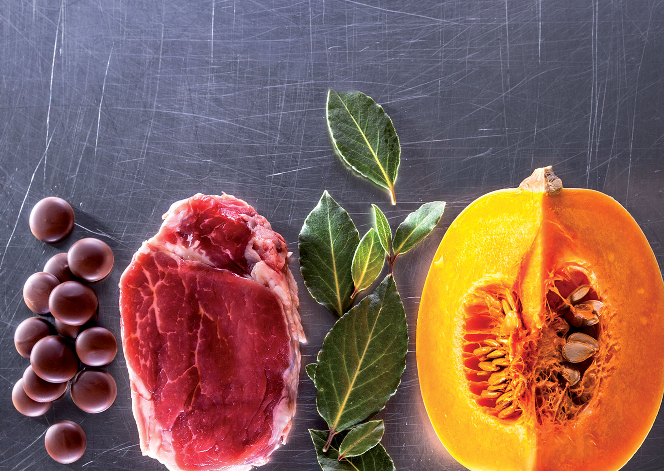 Chocolate beef pumpkin pairing